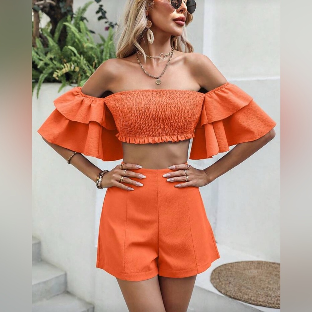 SHEIN 2-Piece Off-Shoulder Set – Size S (EUC)